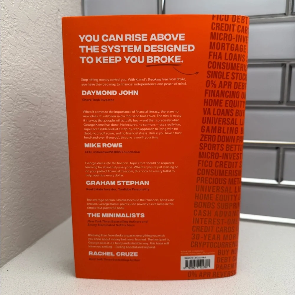 Signed Book 'Breaking Free From Broke' by George Kamel - Picture 3 of 8